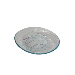 Saboneteira Cristal com Escoamento para Bancada ou Nicho:cristal - 4