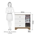 Ver imagem 3 de Quarto de Bebê Berço Americano e Cômoda com Janelas Losango Cocada