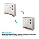 Ver imagem 5 de Quarto de Bebê Berço Americano e Cômoda com Janelas Losango Cocada