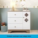 Ver mais imagens de Quarto de Bebê Berço Americano e Cômoda com Janelas Losango Cocada