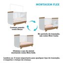 Ver imagem 6 de Quarto de Bebê Berço Americano e Cômoda com Janelas Losango Cocada