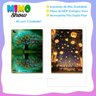 Kit 02 Placas Mdf Arte Fantasia Mistica Decoração Tam A4 - 3
