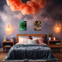 Ver imagem 4 de Kit 02 Placas Mdf Arte Fantasia Mistica Decoração Tam A4