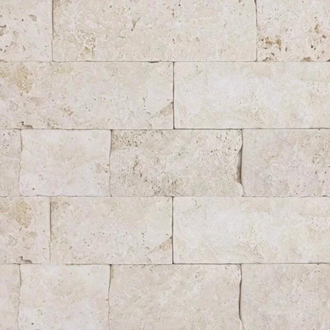 Pedra Natural Travertino Free Length 10x2 - 1m²
