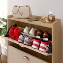 Ver imagem 6 de Sapateira Vertical 12 Pares Calçados 2 Portas Basculantes Hall Entrada Quarto Closet Hanover/ Fendi