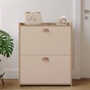 Ver imagem 3 de Sapateira Vertical 12 Pares Calçados 2 Portas Basculantes Hall Entrada Quarto Closet Hanover/ Fendi