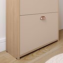 Ver imagem 4 de Sapateira Vertical 12 Pares Calçados 2 Portas Basculantes Hall Entrada Quarto Closet Hanover/ Fendi