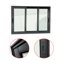 Ver imagem 3 de Janela Alumínio Elite 3 Folhas Moveis 1/3 100 x 240 V.Liso Preto Brimak