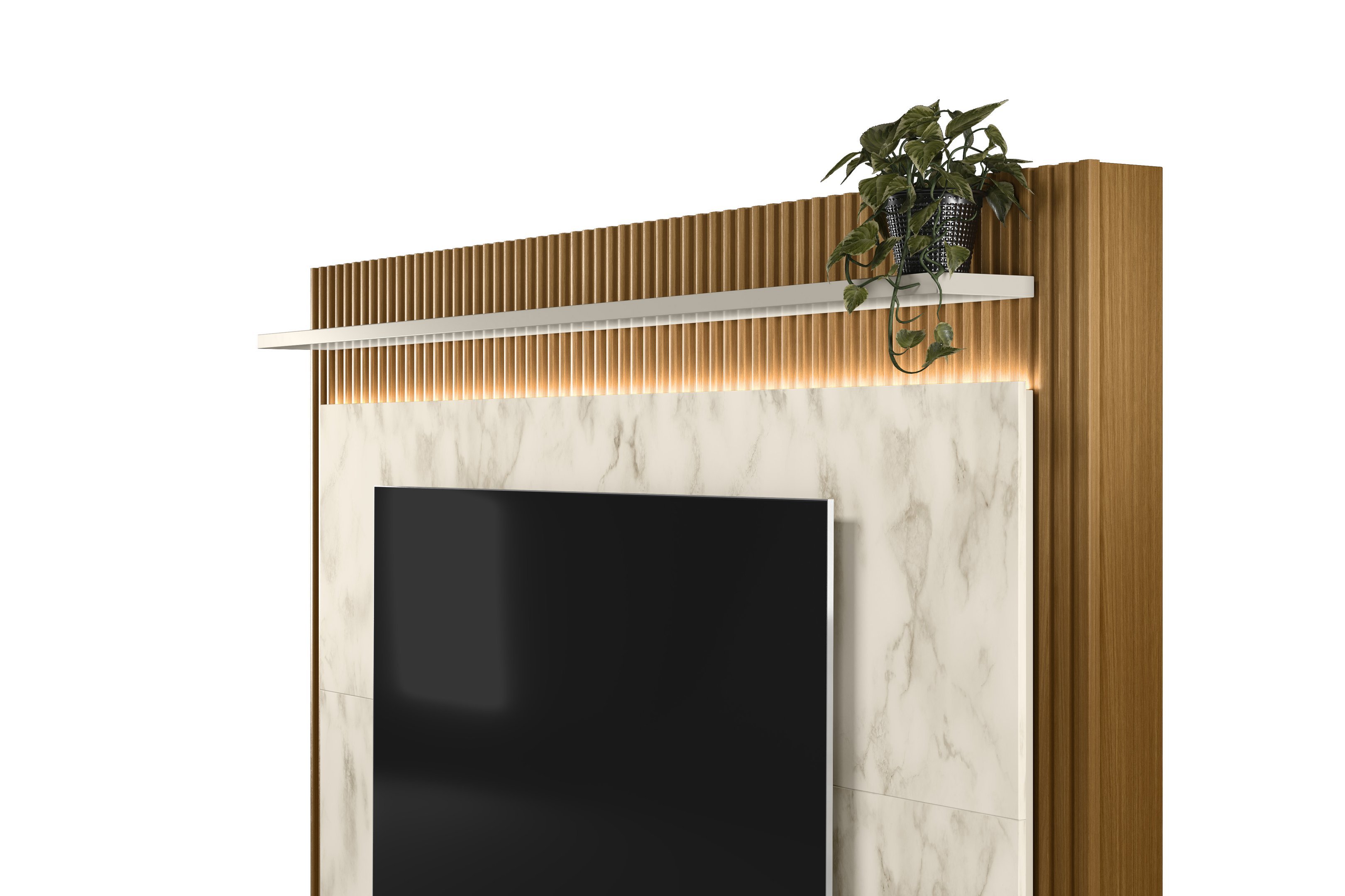 Home Guararapes para TV 75'' com Led Nature/Petra - Linea - 6