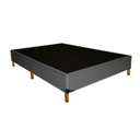 Ver imagem 2 de Base Cama Box Casal 39x138cm com 6 Pés Cinza