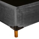 Ver imagem 4 de Base Cama Box Casal 39x138cm com 6 Pés Cinza