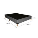 Ver imagem 3 de Base Cama Box Casal 39x138cm com 6 Pés