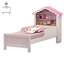 Ver imagem 3 de Cama Infantil Casa Princesa Rosa com Nichos Mdf + Colchão S