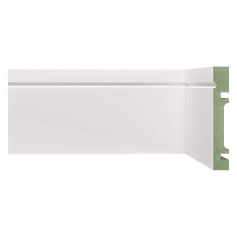 Rodapé MDF Frisado 10CMX2,40m 1003 Moldufama Kit 24m