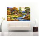 Ver imagem 3 de Quadro Pintura Paisagem Óleo Sobre Tela 3014: 70cm (A) x 110cm (L)