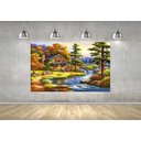 Ver imagem 4 de Quadro Pintura Paisagem Óleo Sobre Tela 3014: 70cm (A) x 110cm (L)