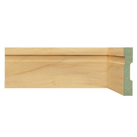 Kit Rodapé de MDF 30 Barras Frisadas de 10CMX2,40m Rende 72 Metros Marrom/Castanho Moldufama