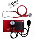 Ver imagem 1 de Kit Esfigmomanômetro + Estetoscópio Rappaport Vermelho Premium Gtech