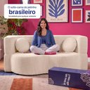 Ver imagem 7 de Sofá Cama Bolge 1,88m Xpand Tech Tecido Velourê Bege Cama Inbox