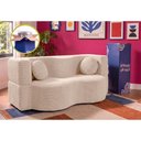 Ver imagem 1 de Sofá Cama Bolge 1,88m Xpand Tech Tecido Velourê Bege Cama Inbox