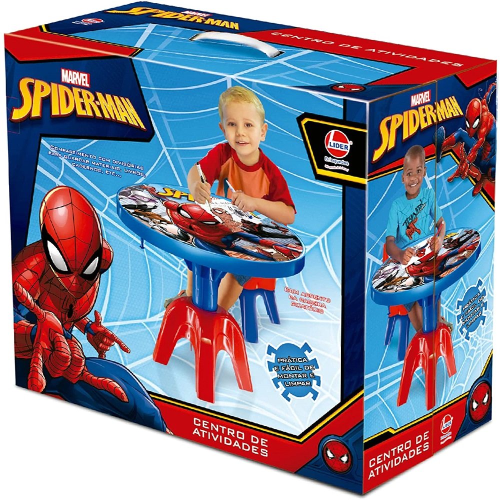 Brinquedo Mesa Centro de Atividades Spiderman Marvel- Líder - 2