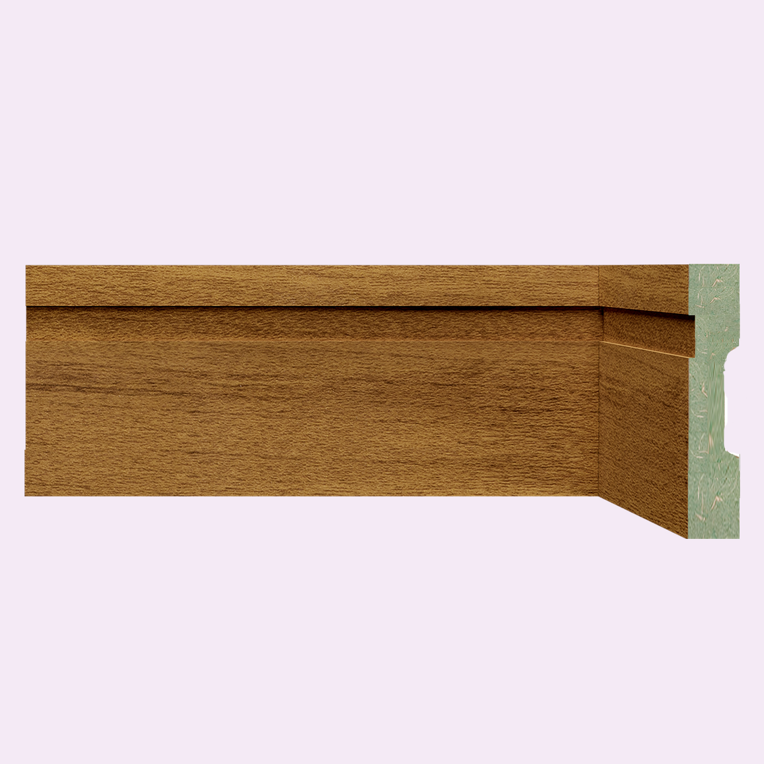 Kit Rodapé de MDF 30 Barras Frisadas de 10cm x 2,40m Rende 72 Metros ...