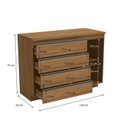Ver imagem 2 de Balcão para Cozinha 1 Porta 4 Gavetas 120cm Linha Liga Modulado