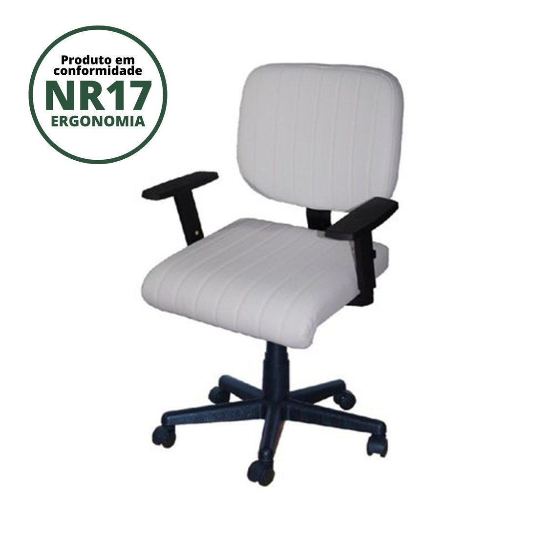Cadeira Escritório Diretor Giratória Relax Rodizio Ergonômica NR17 Madri - 2