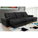 Ver imagem 1 de Sofá Coliseu Super Pillow 3,70m Preto