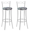 Ver imagem 1 de Kit 2 Banquetas Cromadas Bc51-a E507