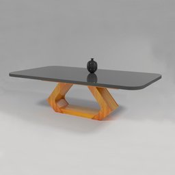Mesa MDF/Vidro 220x110 Lottus Bom Pastor - 1