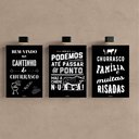 Ver imagem 2 de Kit 3 Quadro Decorativo Churrasco Área de Churrasqueira 40x28cm