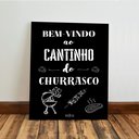 Ver imagem 6 de Kit 3 Quadro Decorativo Churrasco Área de Churrasqueira 40x28cm