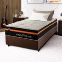 Ver imagem 1 de Cama Box Molas Ensacadas Sirius Solteiro 88x188 King House