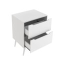 Ver imagem 4 de Gabinete para Banheiro 2 Gavetas BN3639 Branco