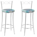 Ver imagem 1 de Kit 2 Banquetas Cromadas Bc51-b D410