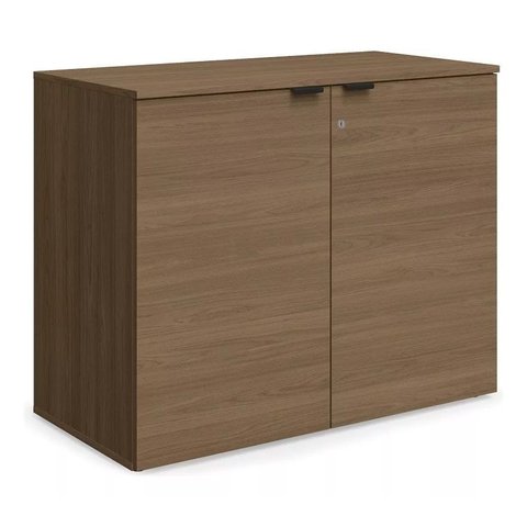 Armário Baixo 2 Portas Kappesberg F206 Frame Cor Munique Marrom