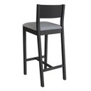 Ver imagem 5 de Banqueta Assento Estofado Madeira Maciça Manu