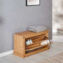 Ver imagem 2 de Banco Sapateira Madeira 6 Pares 1 Porta Basculante Tequila Idimex