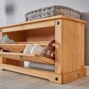 Ver imagem 6 de Banco Sapateira Madeira 6 Pares 1 Porta Basculante Tequila Idimex