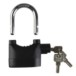 Cadeado com Alarme Anti Furto Roubo 110 Dcb Sirene Alta Som Segurança Moto Carro Casa Proteçao - 4