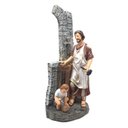 Ver imagem 2 de Imagem São José Trabalhador com Menino Jesus Resina 20 Cm
