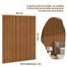 Revestimento Ripado Placa 180 Cm X 250 Cm Mdf e Mdp Nature Jm Móveis - 4