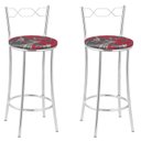 Ver imagem 1 de Kit 2 Banquetas Cromadas Bc51-b E509
