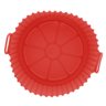 Forma Redonda de Silicone para Air Fryer Vermelha 19cm X 8,5cm - 4