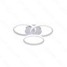 Plafon Led 45w 3375lm 3000k 4000k 6000k Bivolt Metal Branco e Silicone 25x25x25cm - 1