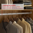 Ver imagem 7 de Guarda Roupa Casal com Espelho 3 Portas de Correr 100% MDF London