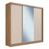 Guarda Roupa Casal com 3 Portas e 1 com 4 Espelhos 100% MDF London Yescasa - 6