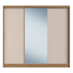 Guarda Roupa Casal com 3 Portas e 1 com 4 Espelhos 100% MDF London Yescasa - 2