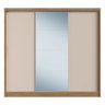 Guarda Roupa Casal com 3 Portas e 1 com 4 Espelhos 100% MDF London Yescasa - 2